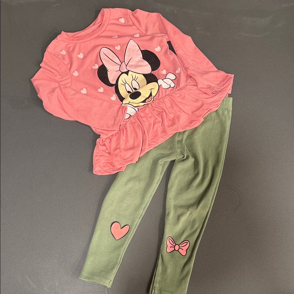 Disney Minnie Mouse Coral Top